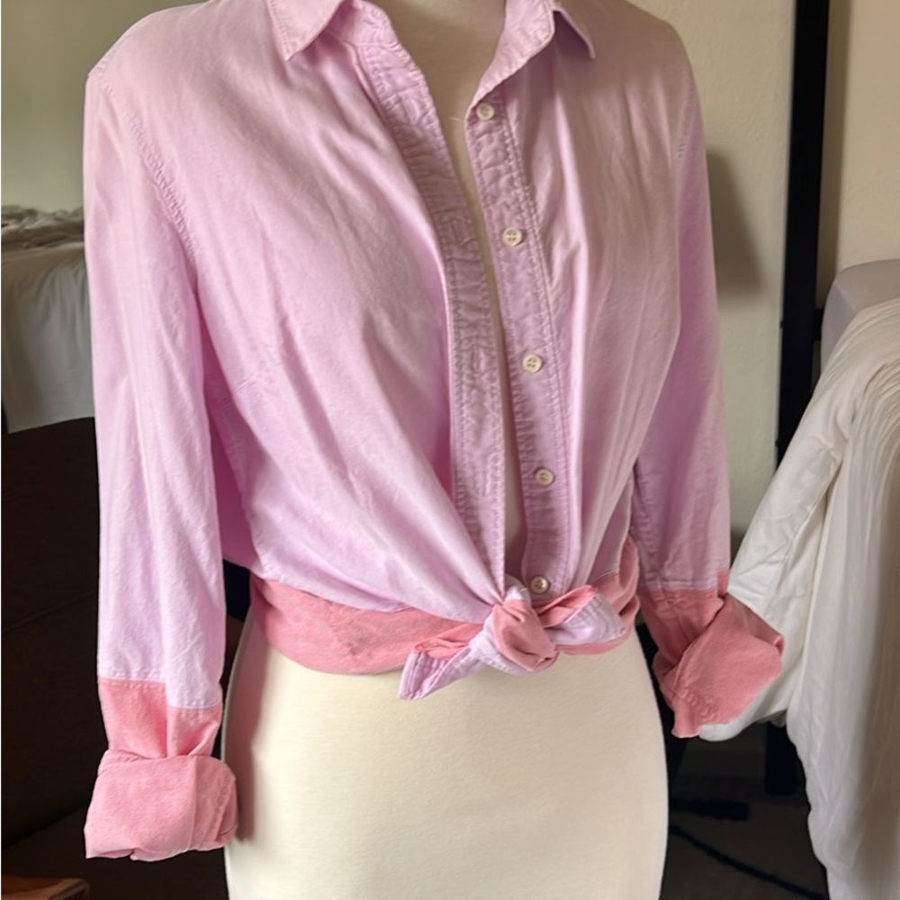 J. Crew Light Pink Button-Down Shirt